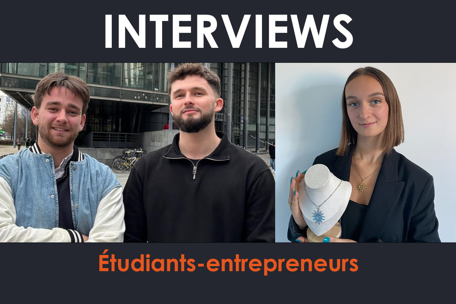 Simon Daveau, Thomas Dolard et Léna Aguettaz